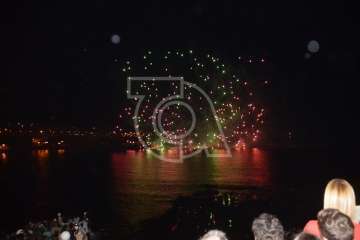 Espectáculo pirotécnico de Melenara (Foto Francisco Javier Santana y TA)